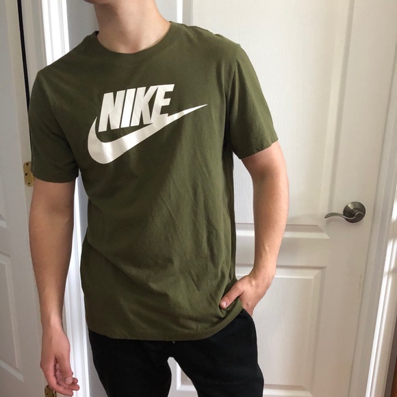 Nike military green shirt